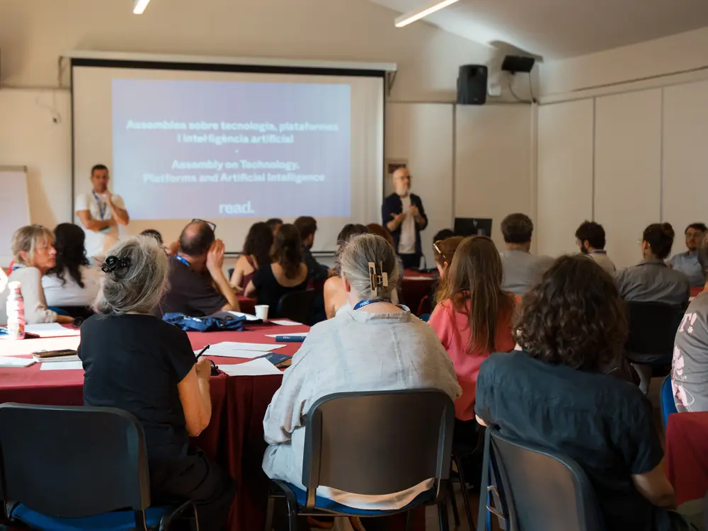 Assemblea: tecnologia, plataformes i IA